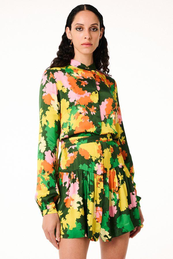 Annie P New Danae Dress Blossom Green