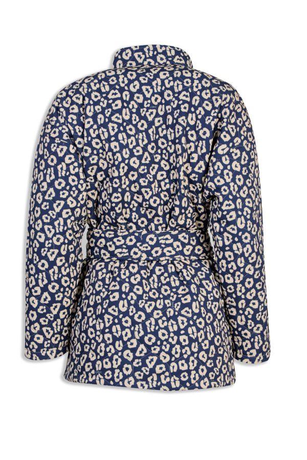 Annie P Puffer Nico Jacket Animal Blue