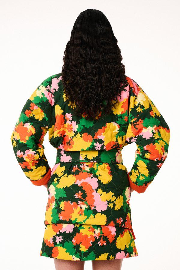 Annie P Puffer Nico Jacket Blossom Green