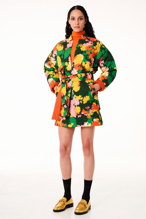 annie p Puffer Nico Jacket Blossom Green