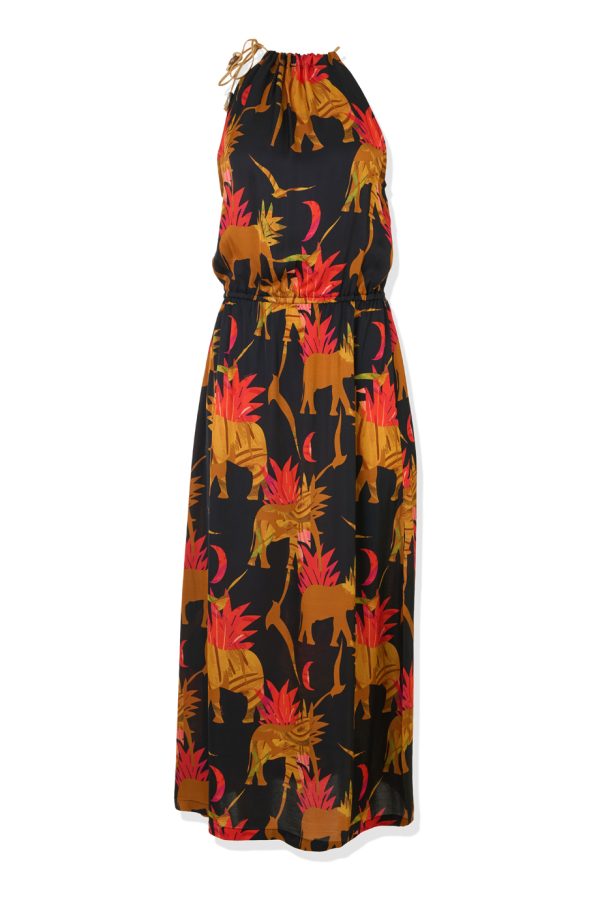 annie p Raiza Dress Safari Black