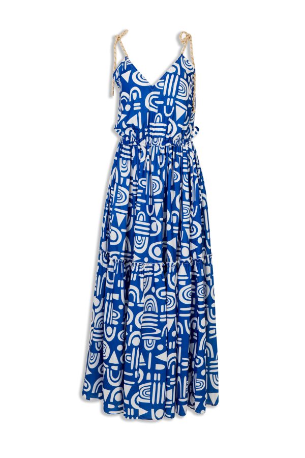 annie p Riviera Dress Ornaments Blue