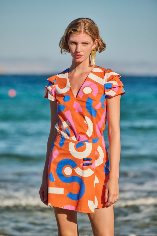 Annie P Rose Top Candybag Orange