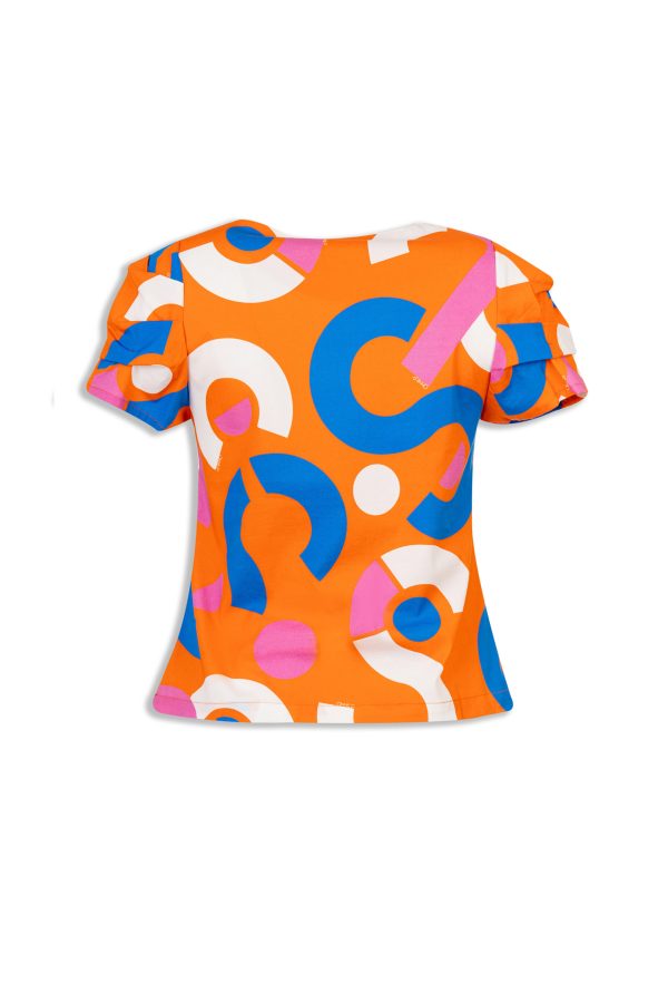 Annie P Rose Top Candybag Orange