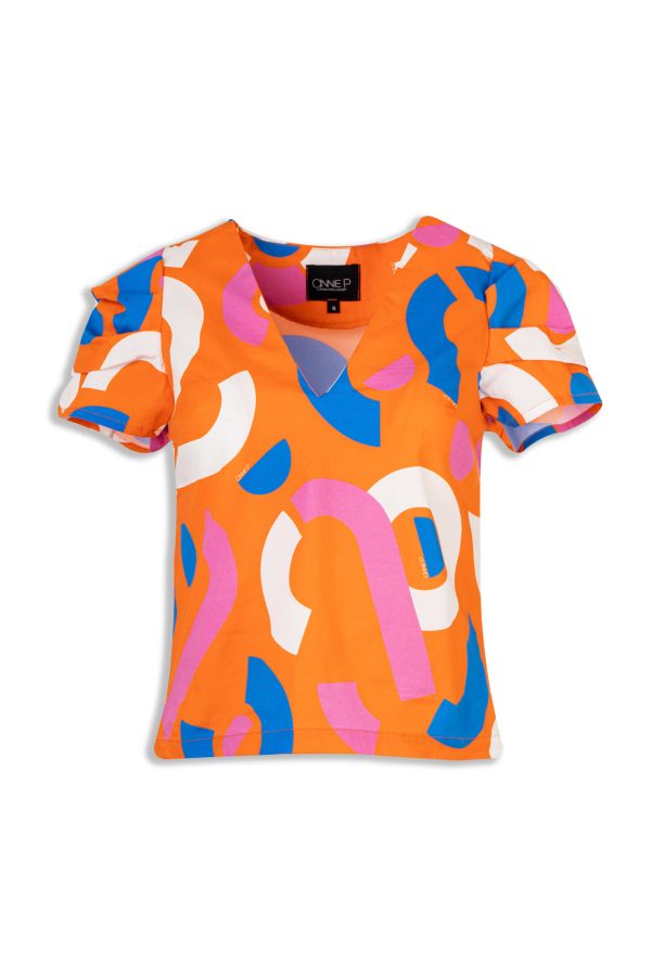 annie p Rose Top Candybag Orange