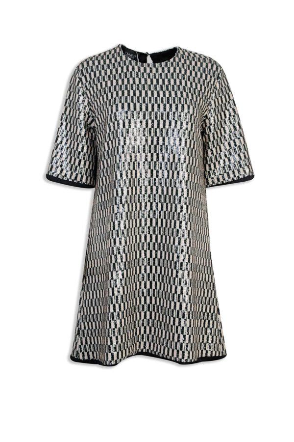 annie p Sequin Dress Piano