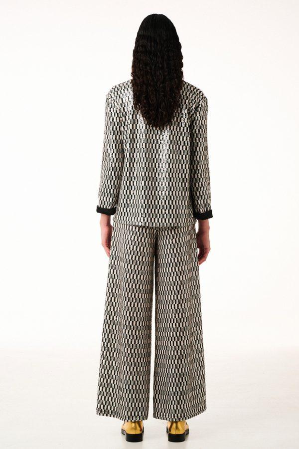 Annie P Sequin Pants Piano