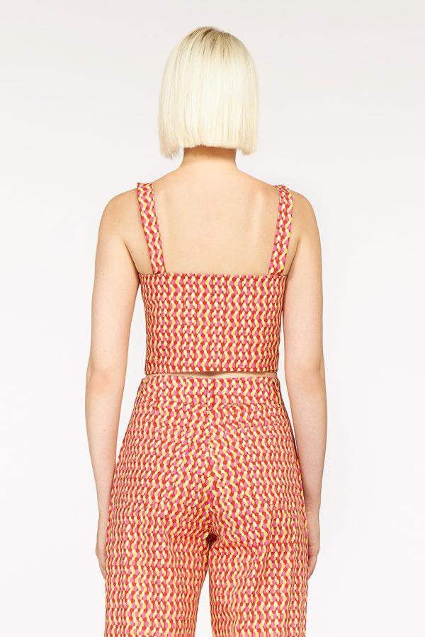 Annie P Sugar Top Dots Red & Yellow