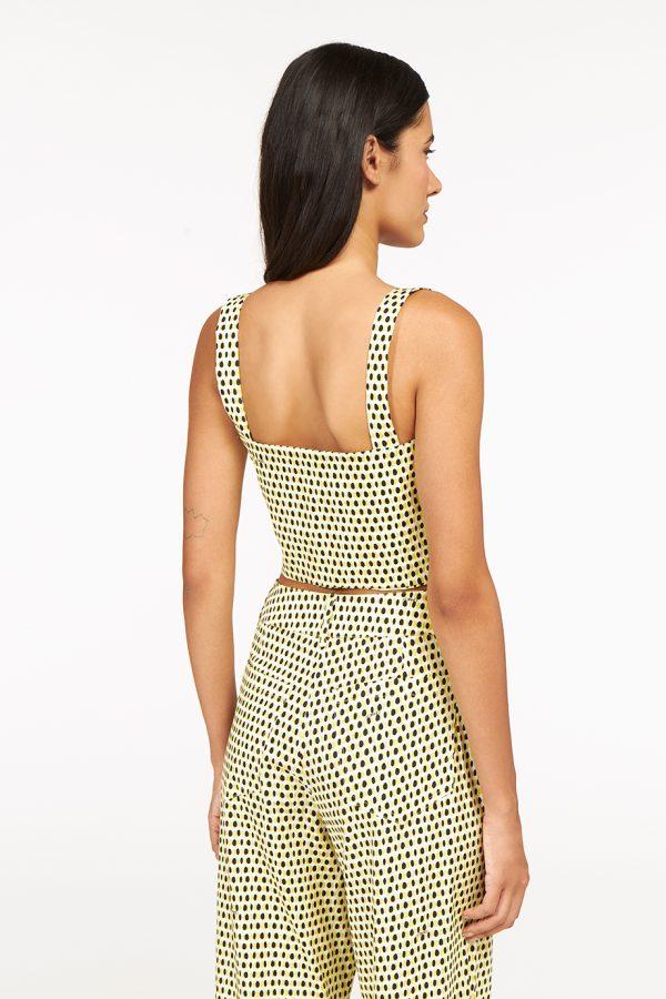 Annie P Sugar Top Yellow & Black