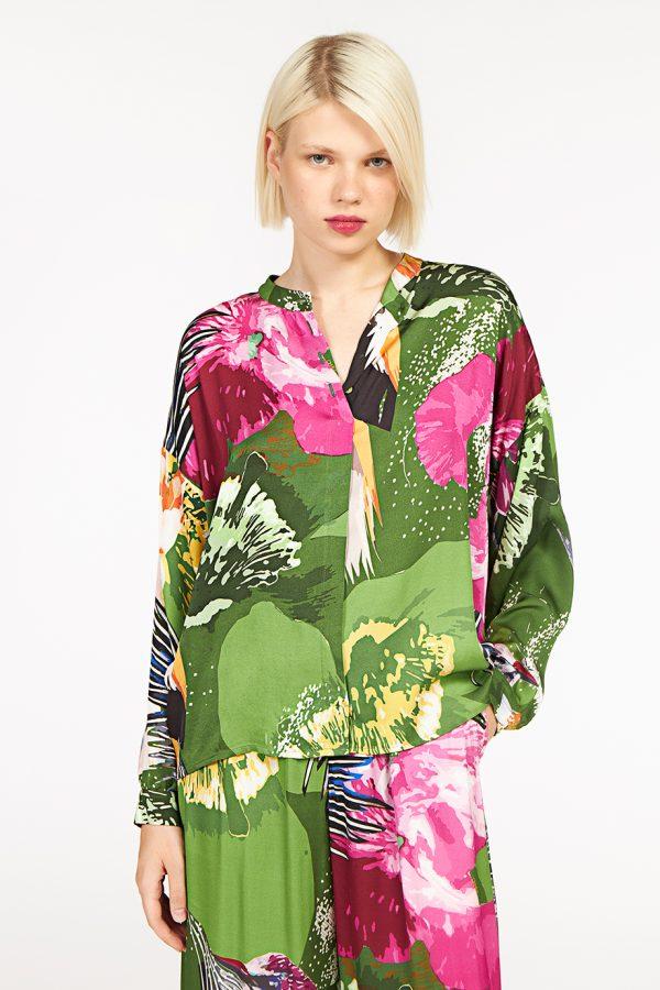 annie p Summer Blouse Edem Green