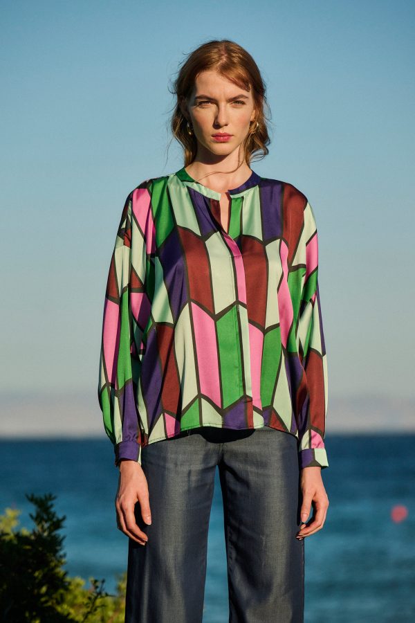 annie p Summer Blouse Steps Night