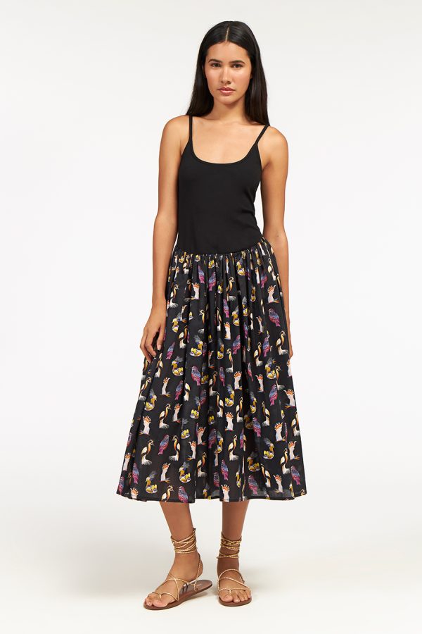 annie p Sylvie Dress Birdsparty Night