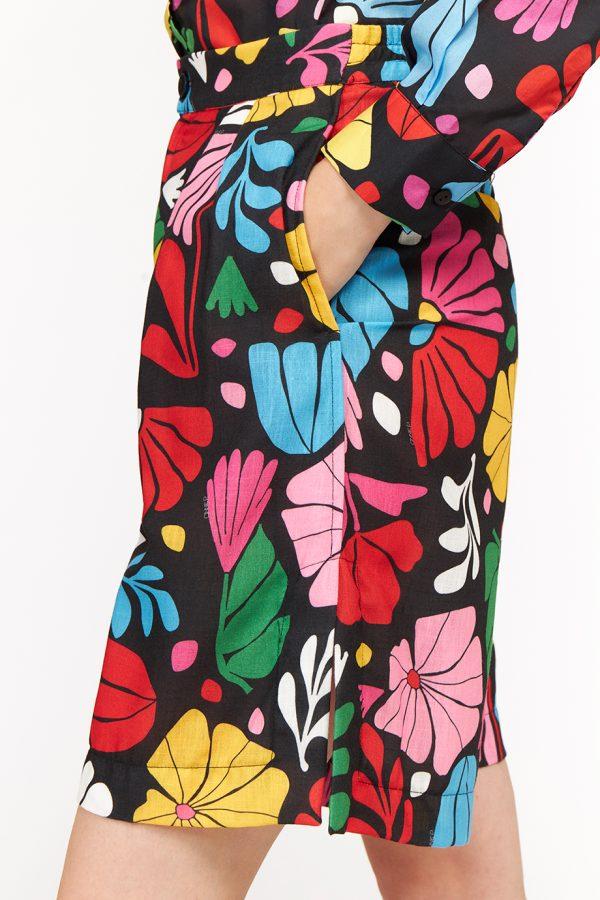 annie p Tanina Shorts Garden Black