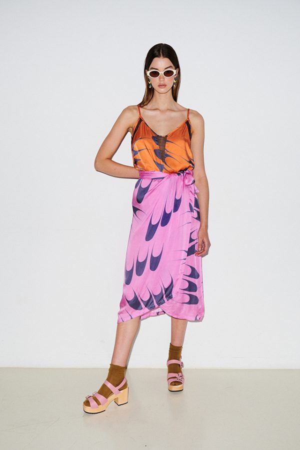 annie p Tank Top Cats Paw Orange