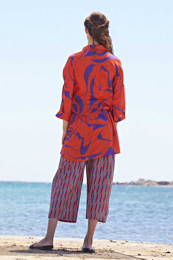 Annie P Tennis Dress Liquid Orange