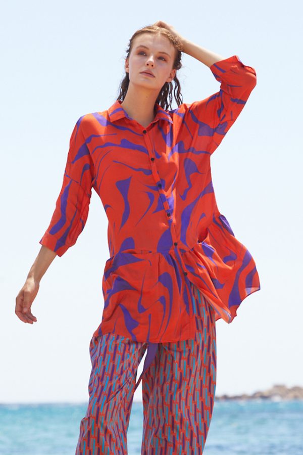 annie p Tennis Dress Liquid Orange