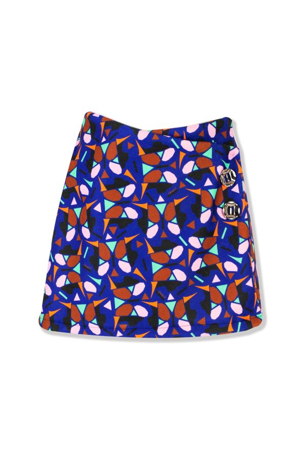 annie p Twiggy Skirt Africa Small Blue