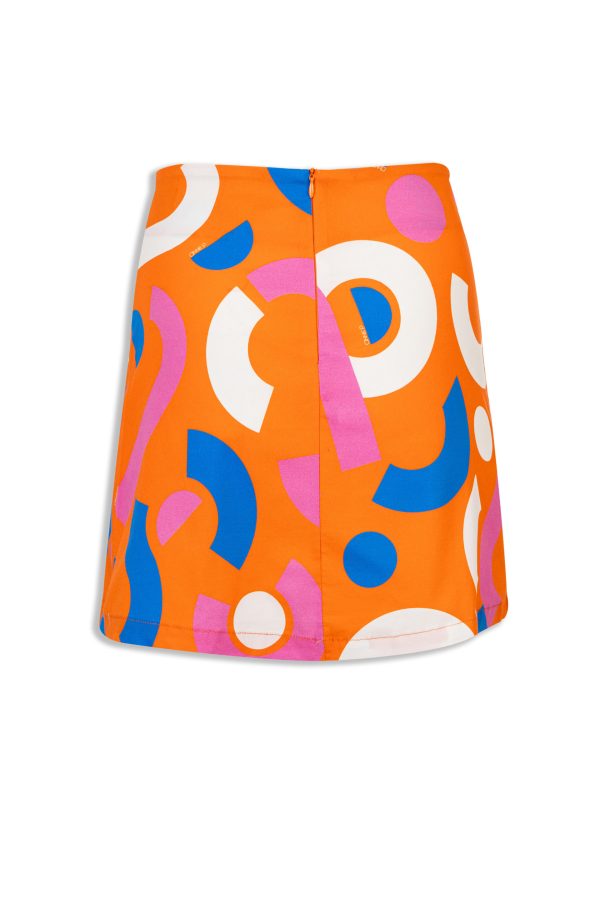 Annie P Twiggy Skirt Candybag Orange