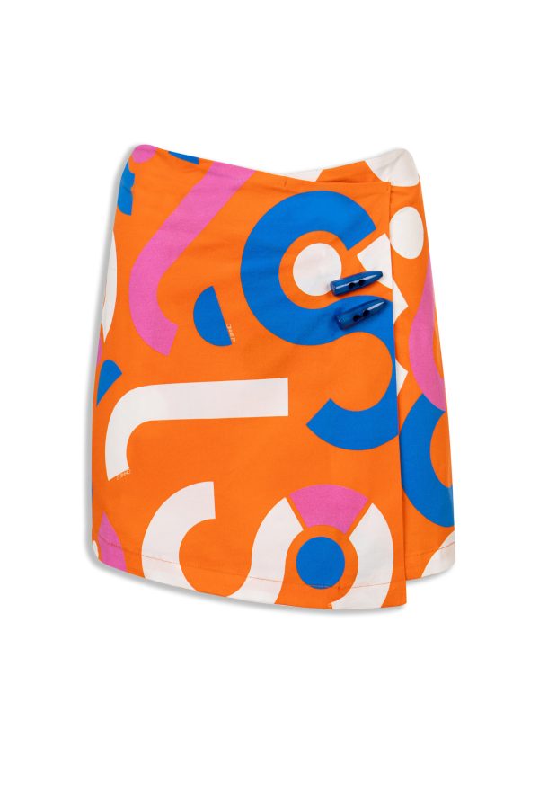 annie p Twiggy Skirt Candybag Orange