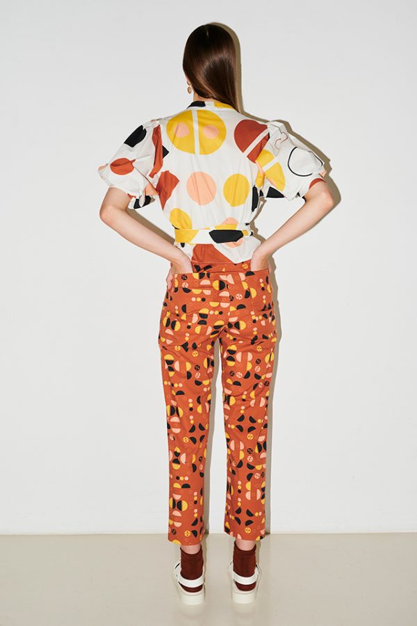 Annie P Vanda Blouse Playground White