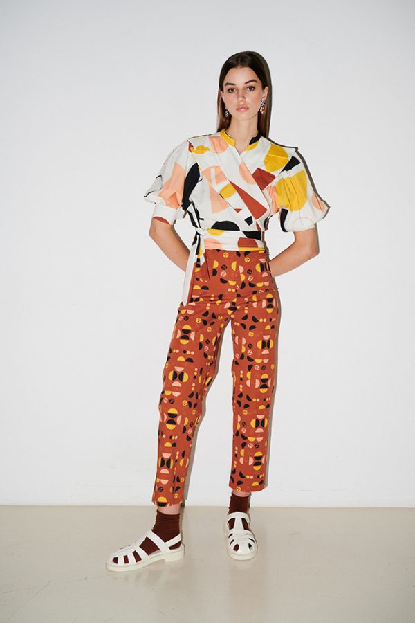 annie p Vanda Blouse Playground White