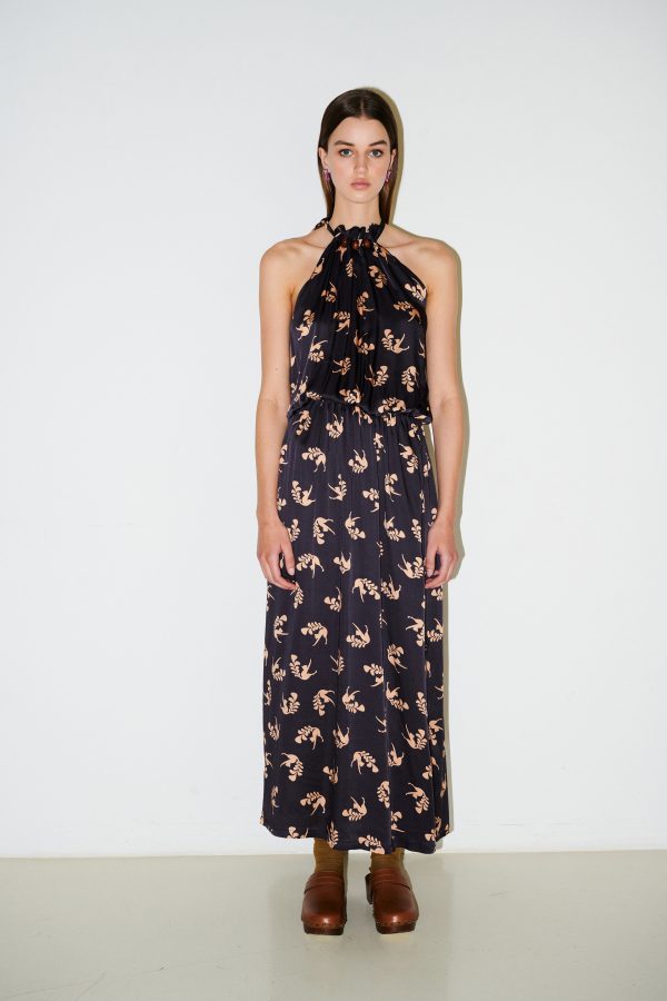 annie p Zaira Dress Cats Small Black