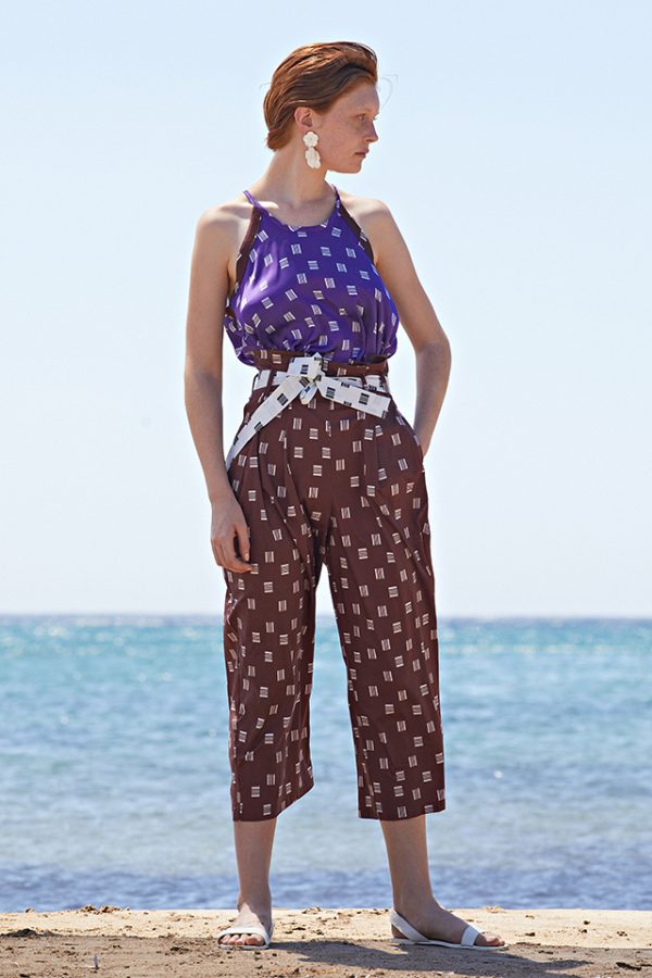 annie p Zuma Pants Zebra Yellow Green