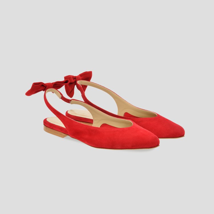 anniel Jackie Bow Slingback NEW PURPUR