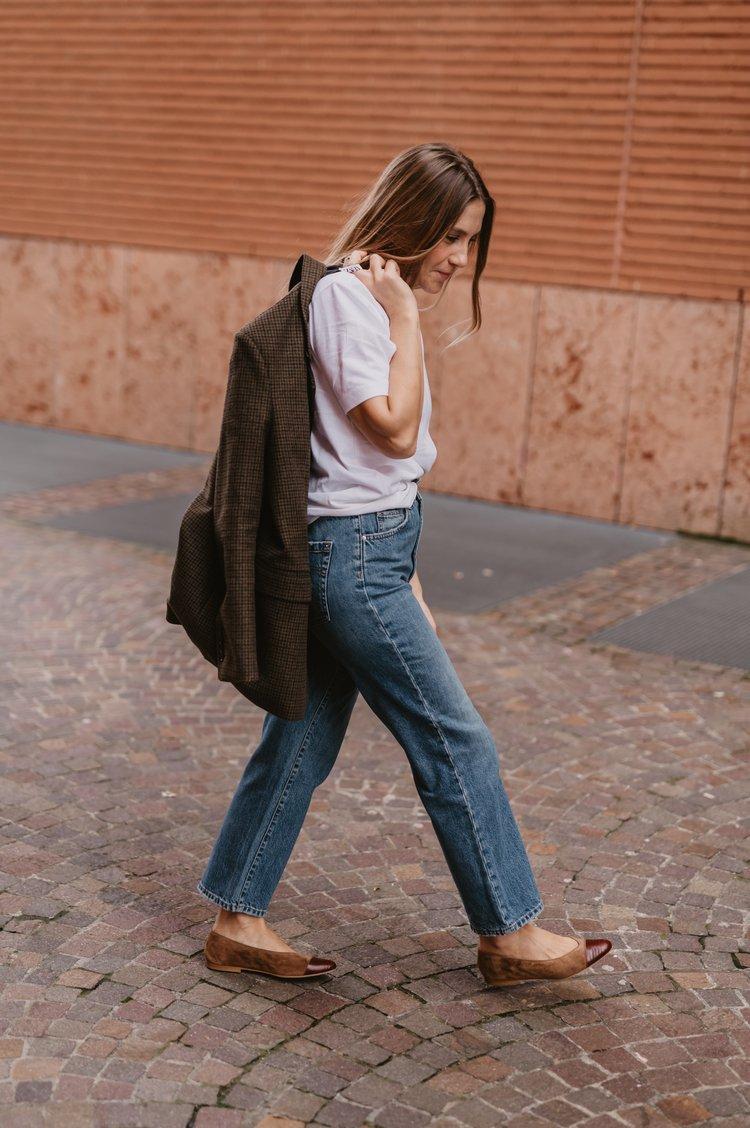 Anniel Jackie Contrast BRANDY