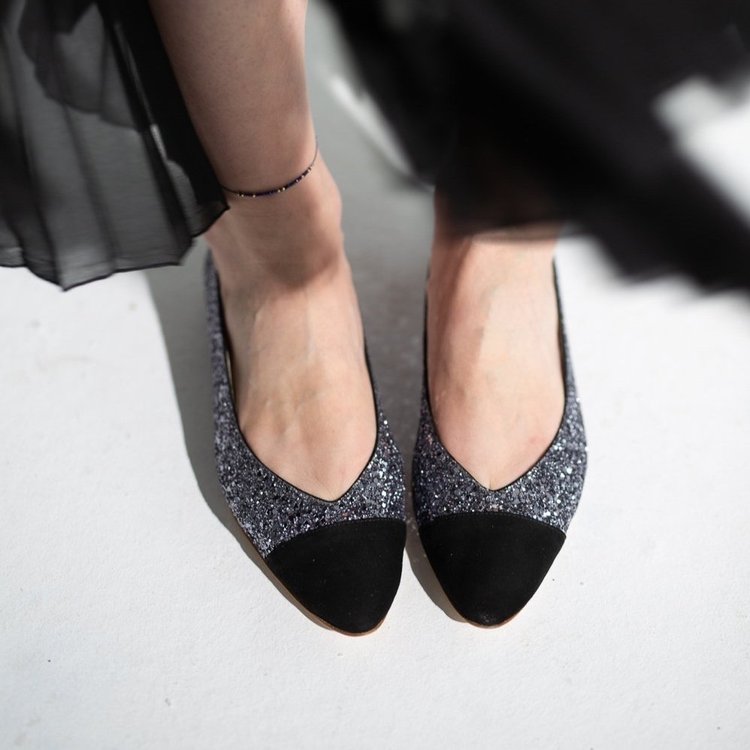 anniel jackie contrast DARK SILVER