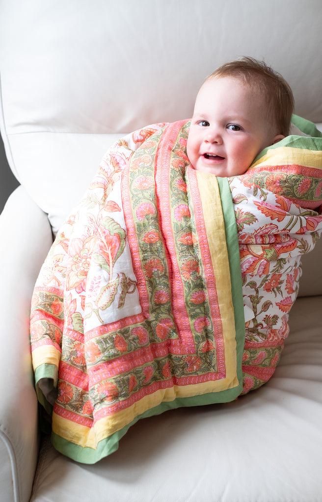 Anokhi Baby Quilt In Summer Tapestry