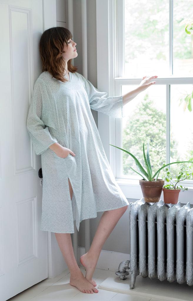 Anokhi Classic Tunic In Ice Crystals