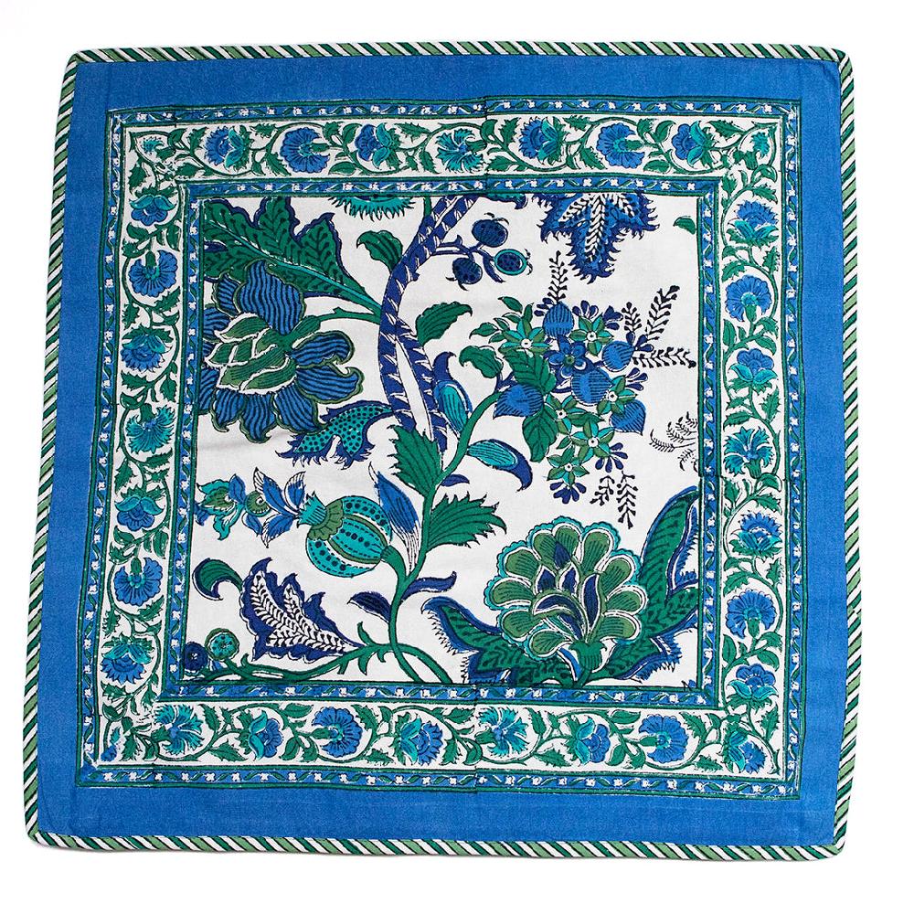 Anokhi Cushion Covers In Damask White