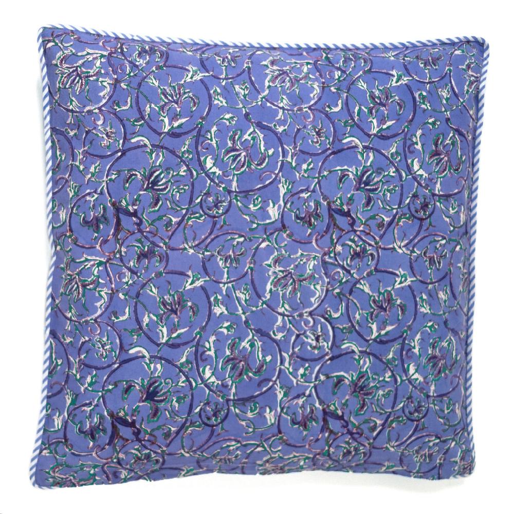 Anokhi Cushion Covers In Iris