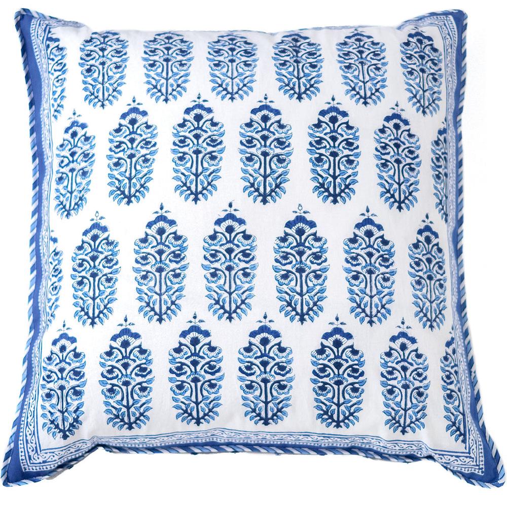 Anokhi Cushion Covers In Moghul Blue