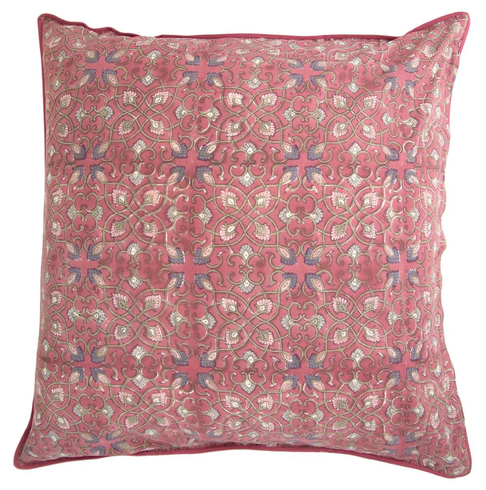 Anokhi Cushion Covers In Rose Mosaic
