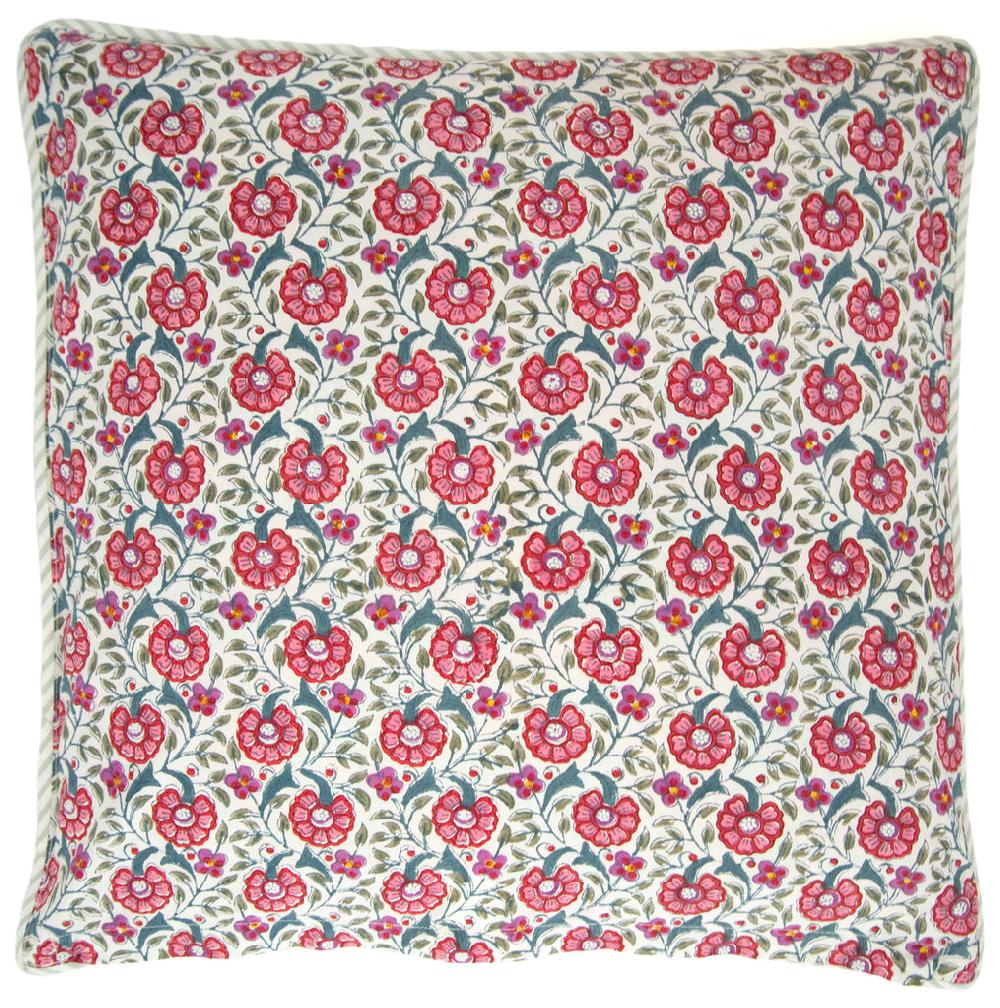 Anokhi Cushion Covers In Sage Cheer