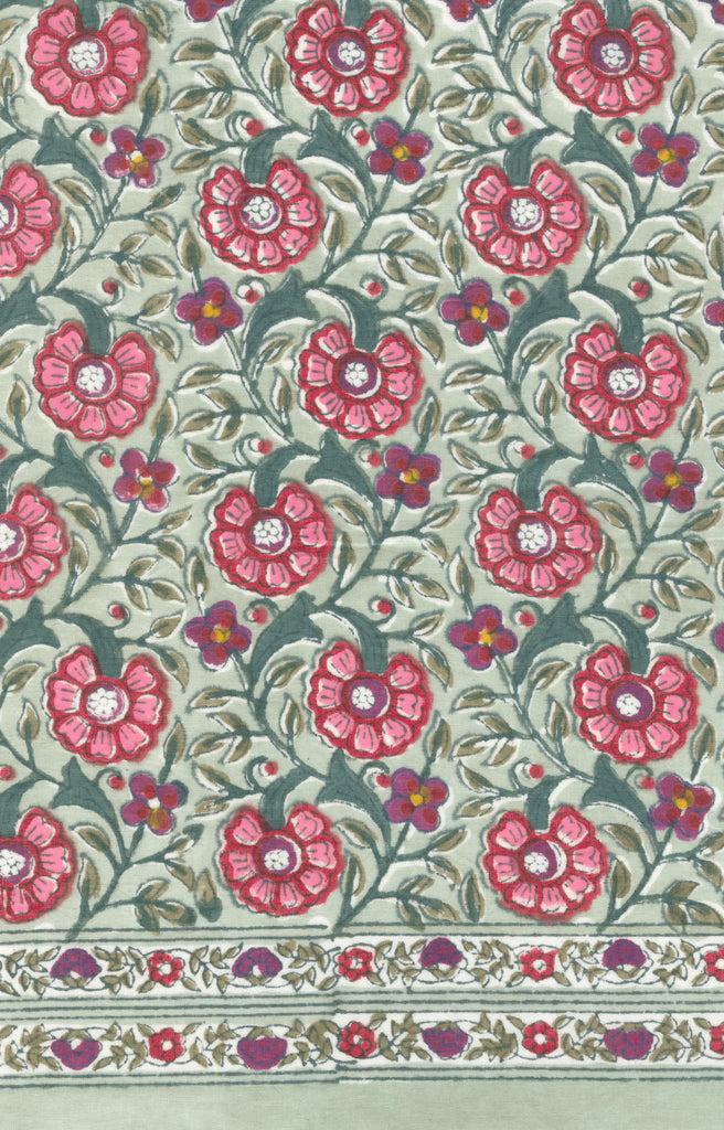 Anokhi Cushion Covers In Sage Cheer