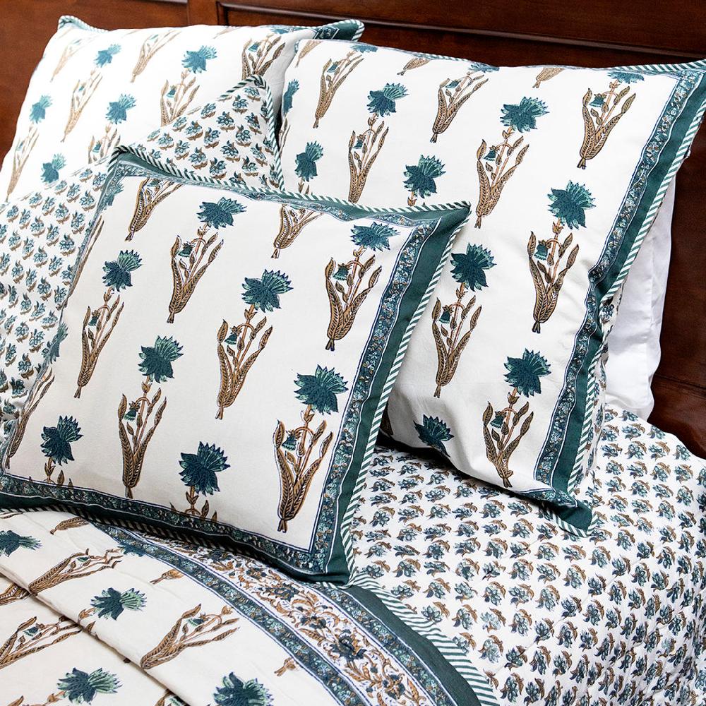 anokhi Cushion Covers in Trillium