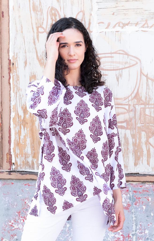 anokhi Easy Shirt in Empress