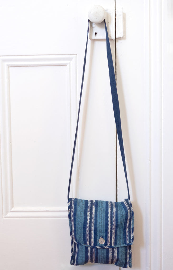 Anokhi Essentials Bag In Denim Stripe