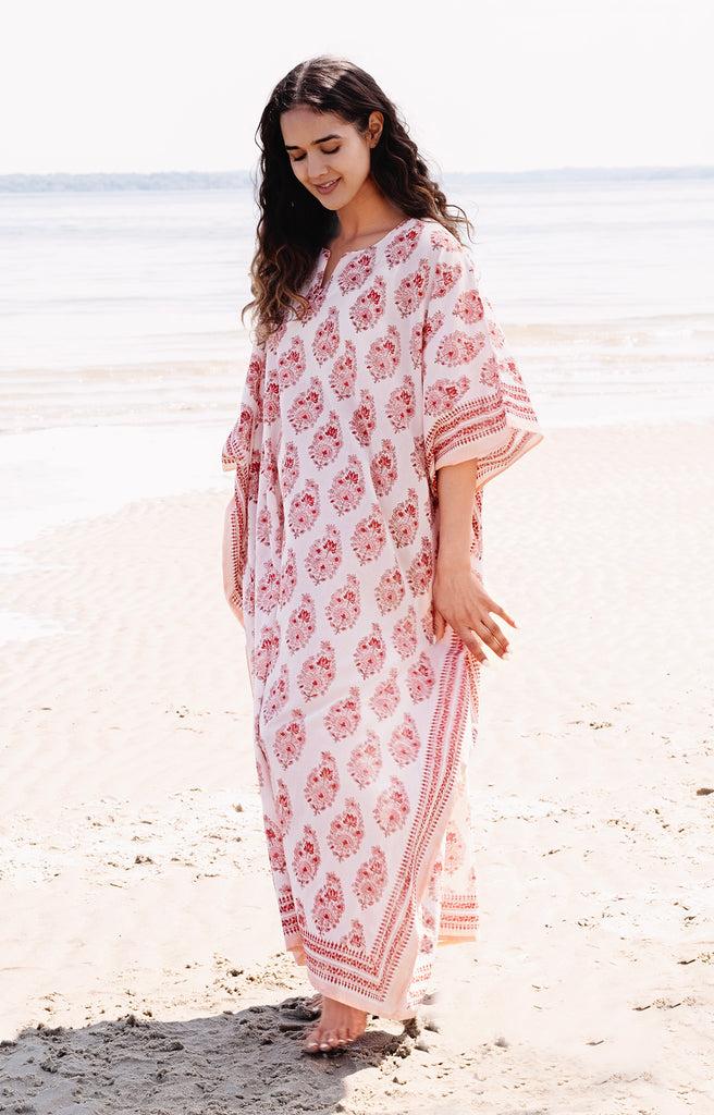 Anokhi Kaftan In Farrah Paisley