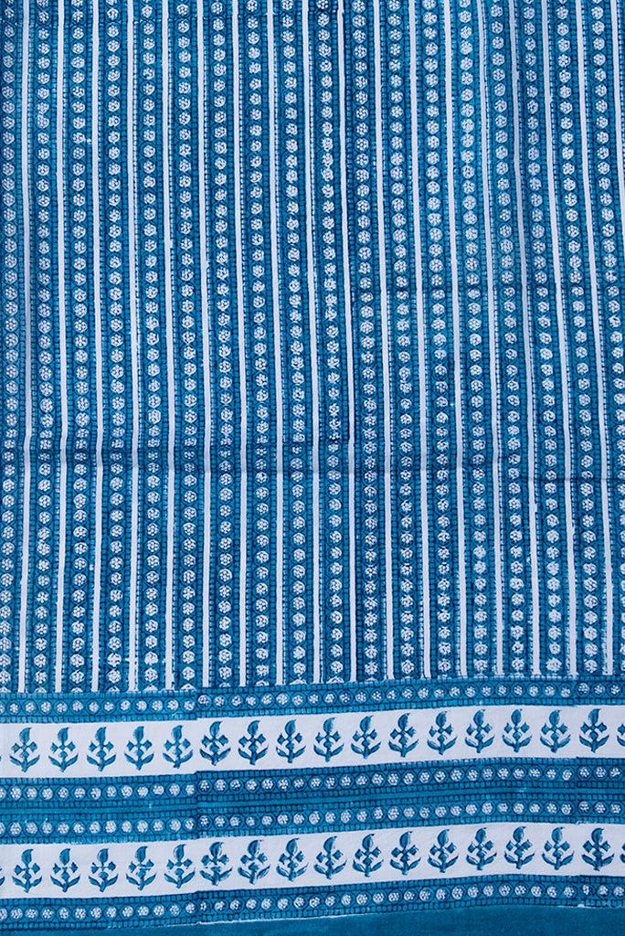 Anokhi Kaftan In Striped Denim