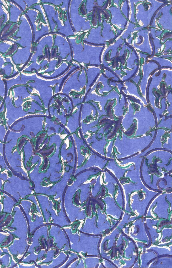 Anokhi Kaftan In Swirling Iris