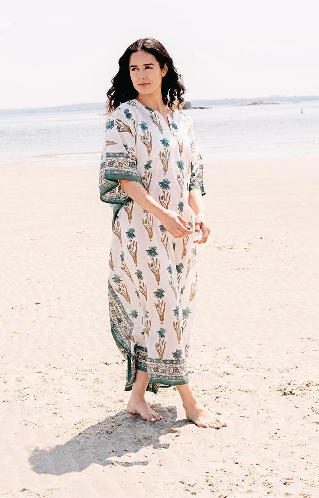 anokhi Kaftan in Trillium