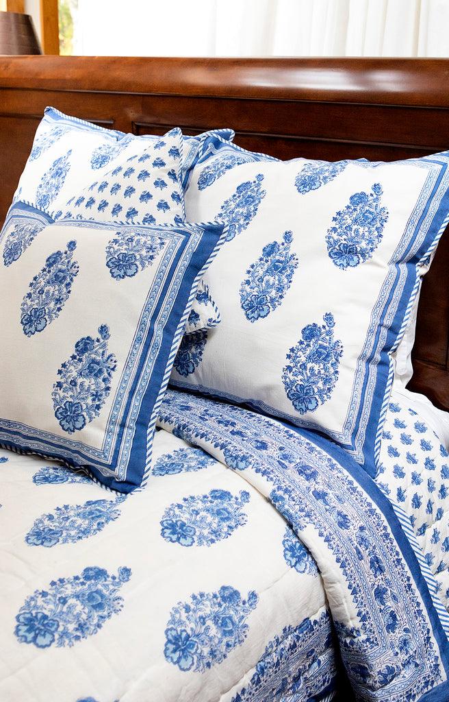 Anokhi Quilt In Blue Bouquet