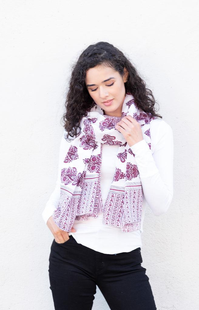 anokhi Sarong in Empress