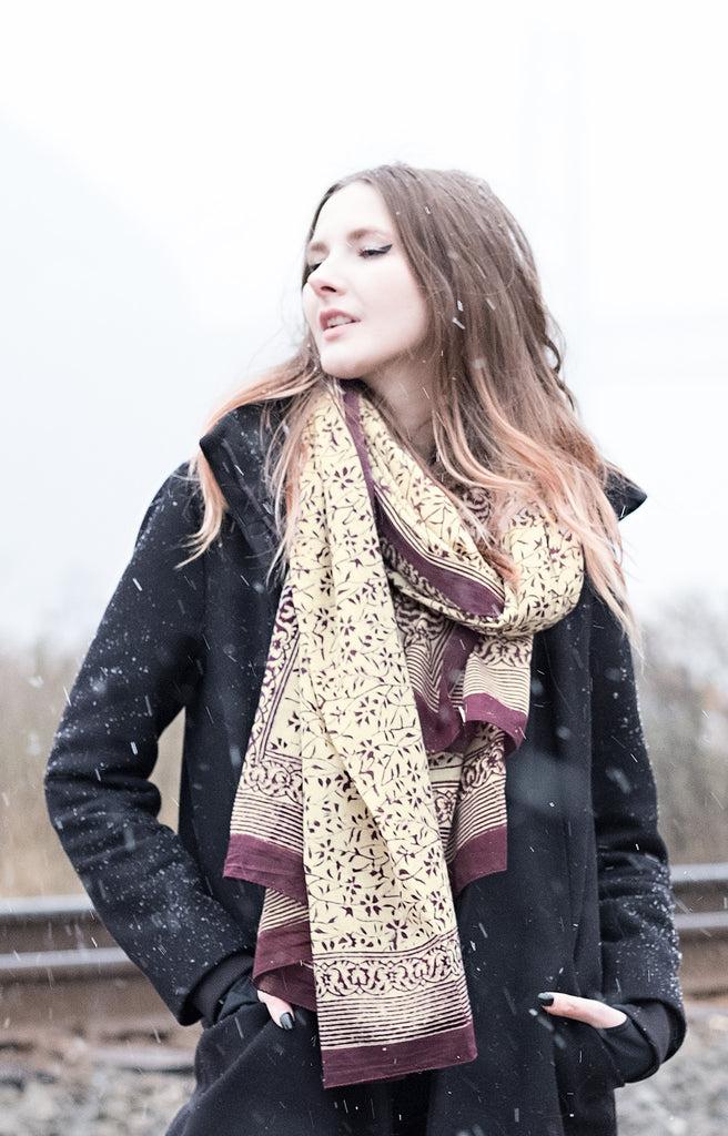 anokhi Sarong in Twigs