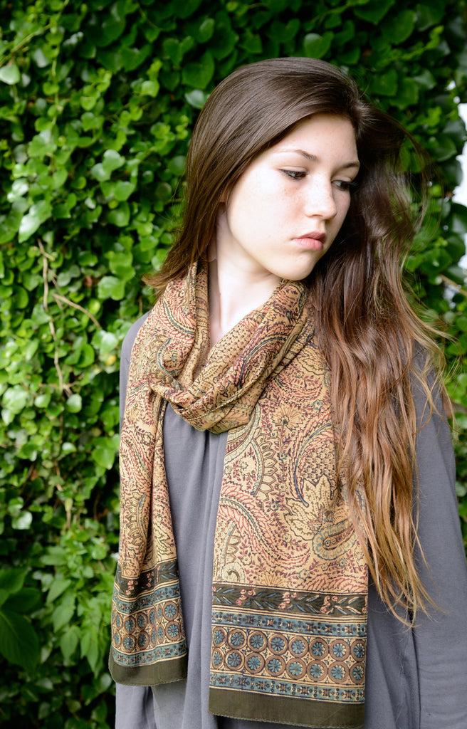 Anokhi Scarf In Ancient Tapestry