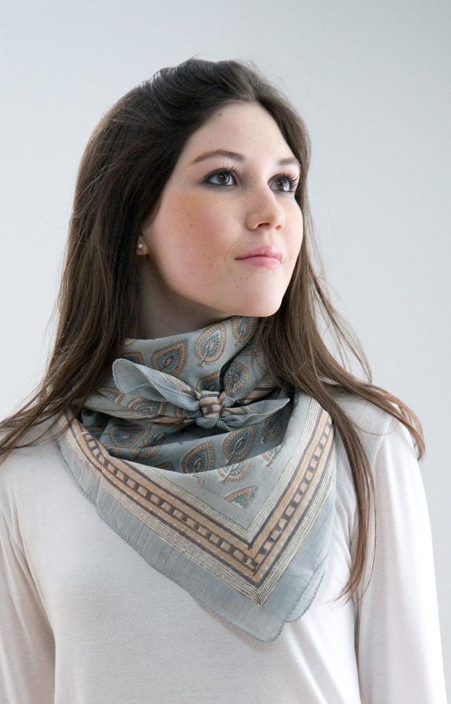 Anokhi Scarf In Antique Cypress